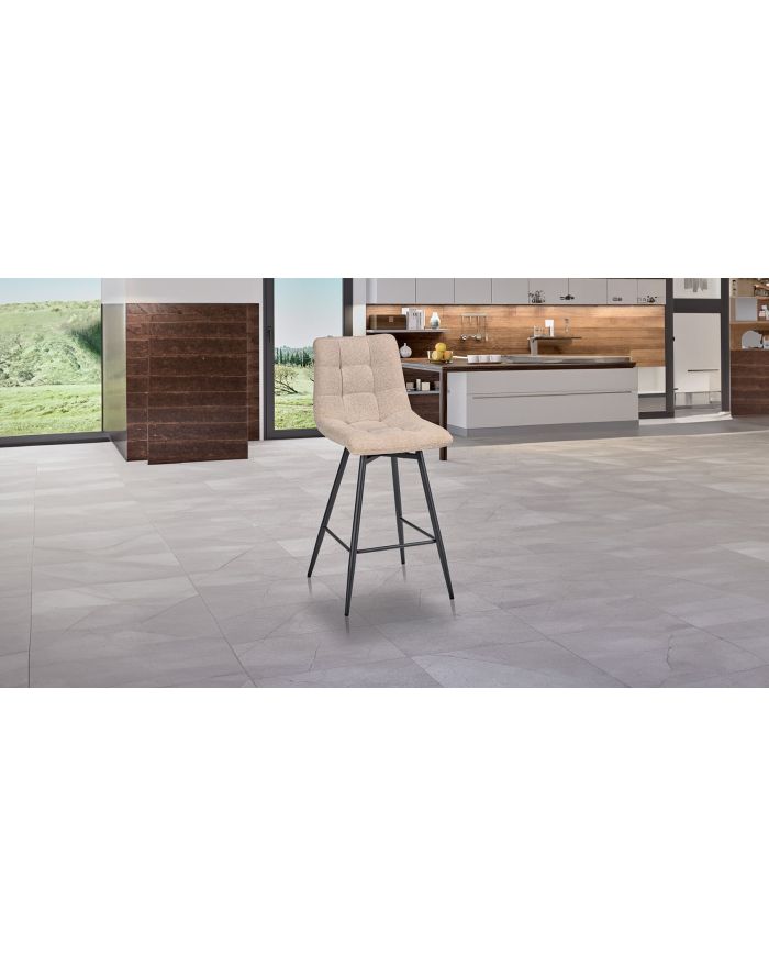 Lot 2 chaises mi hautes Angel'a beige sable - 1