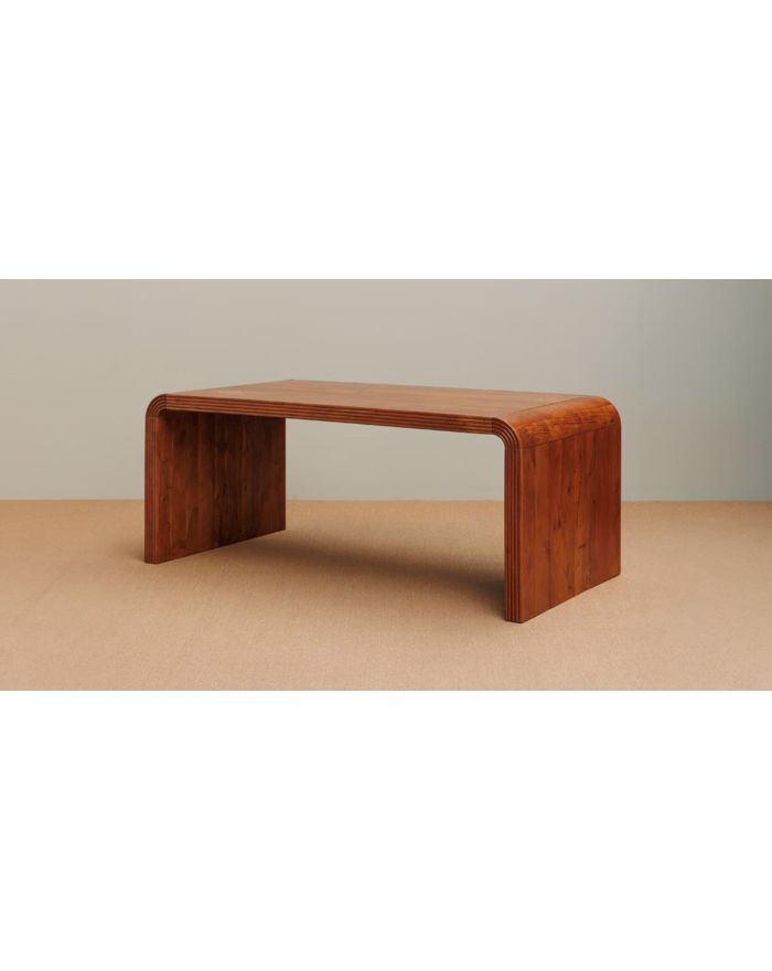 Table minimaliste en acacia Arcadia - 1