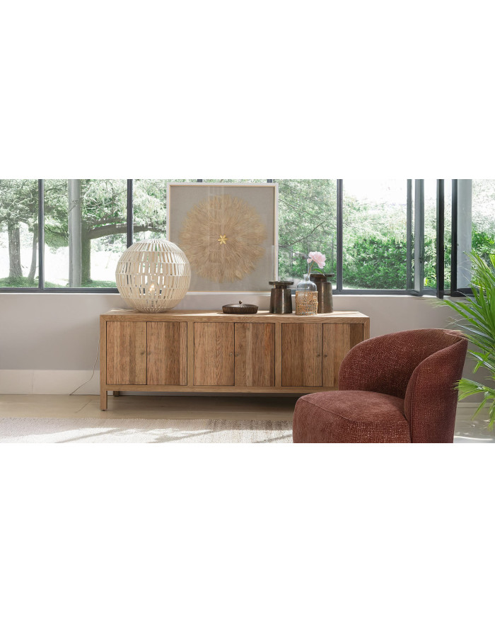 Meuble TV en chêne clair Marcelle  1