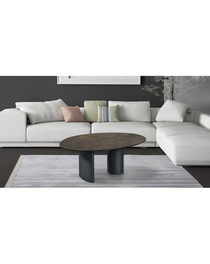 Table basse de salon Milan iron - 1 