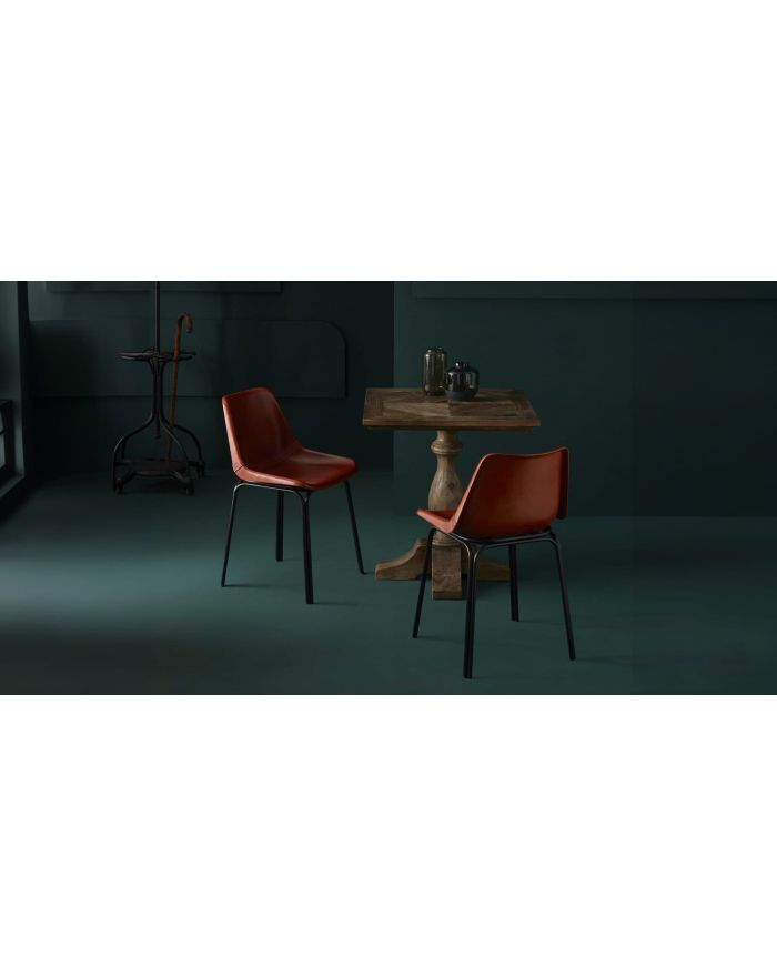 Chaise en cuir Rockie - 1 