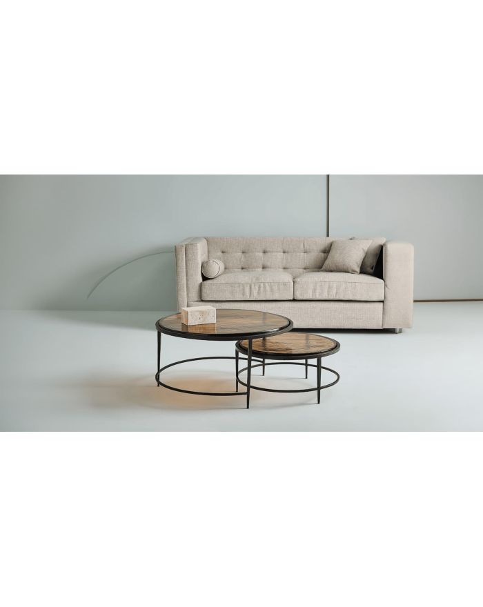 Table basse gigogne verre fumé Igloo - 2 