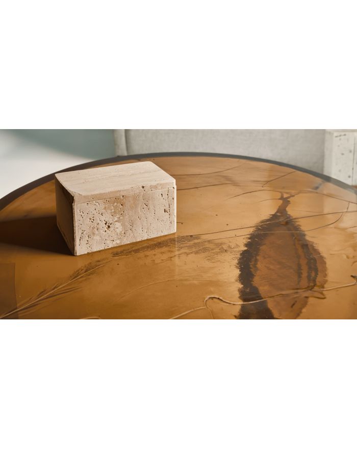 Table basse gigogne verre fumé Igloo - 1 