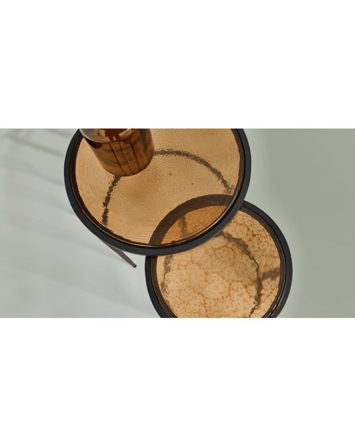 Dessert gigogne plateau verre fumé Igloo - 1 