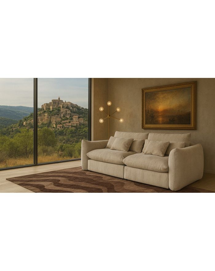 Canapé ultra moelleux Gannon noir - 2