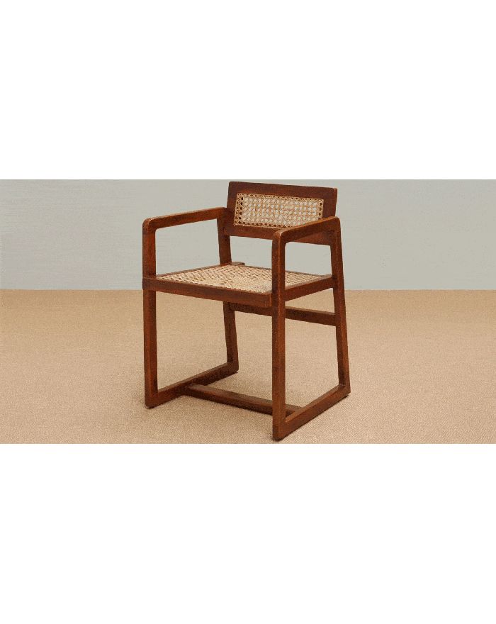 Chaise bois et cannage Néophyte - 1