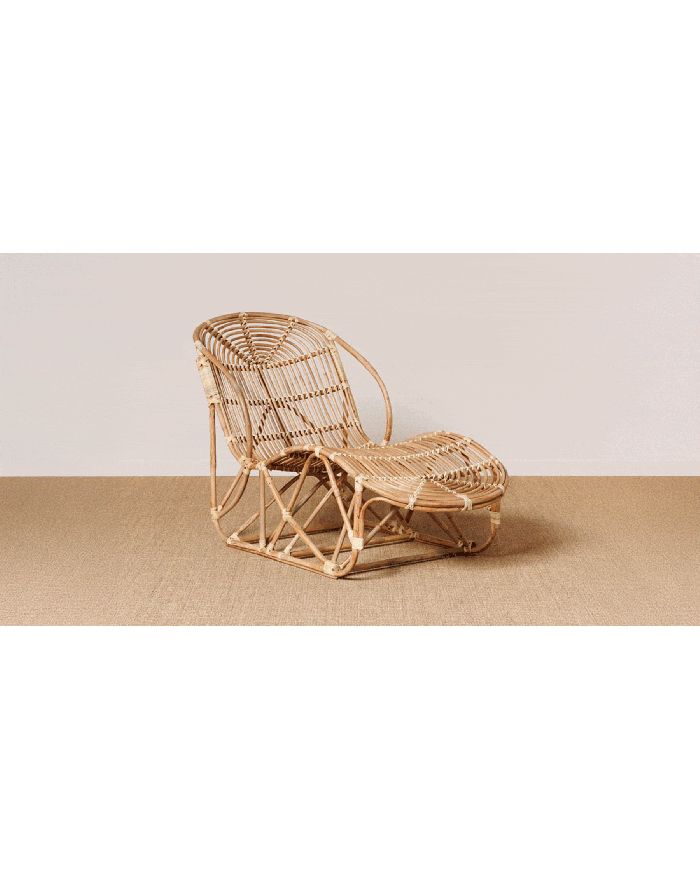 Chaise longue en rotin Pensao - 1