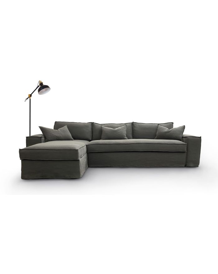 Canapé d'angle Charles convertible Home Spirit