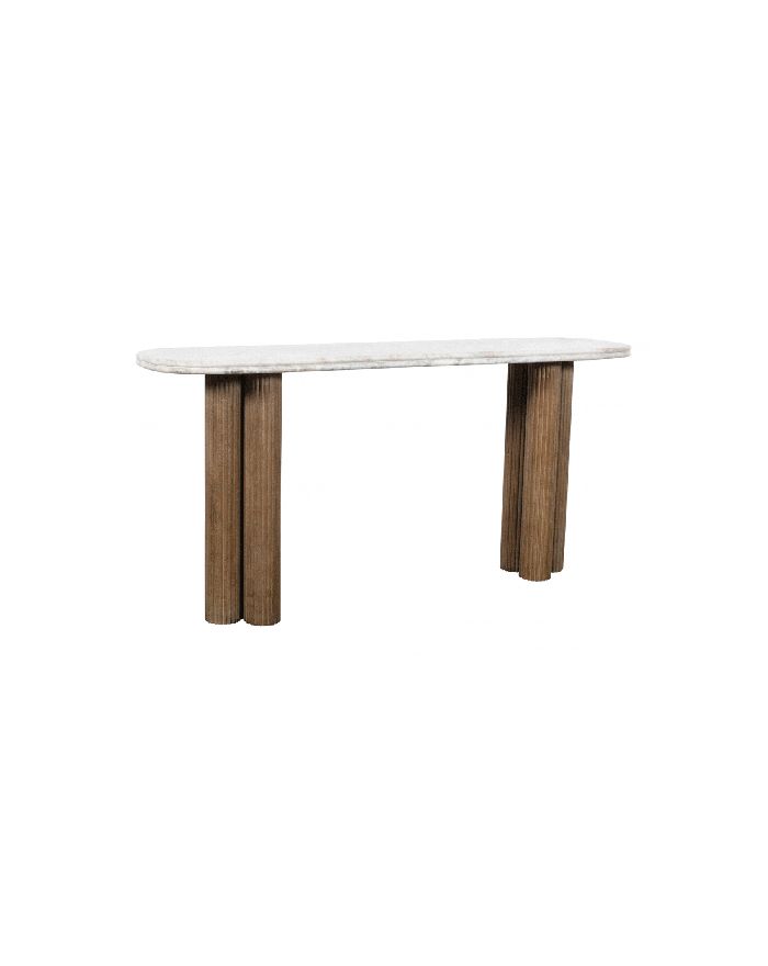 Console avec plateau en marbre Buren - 1