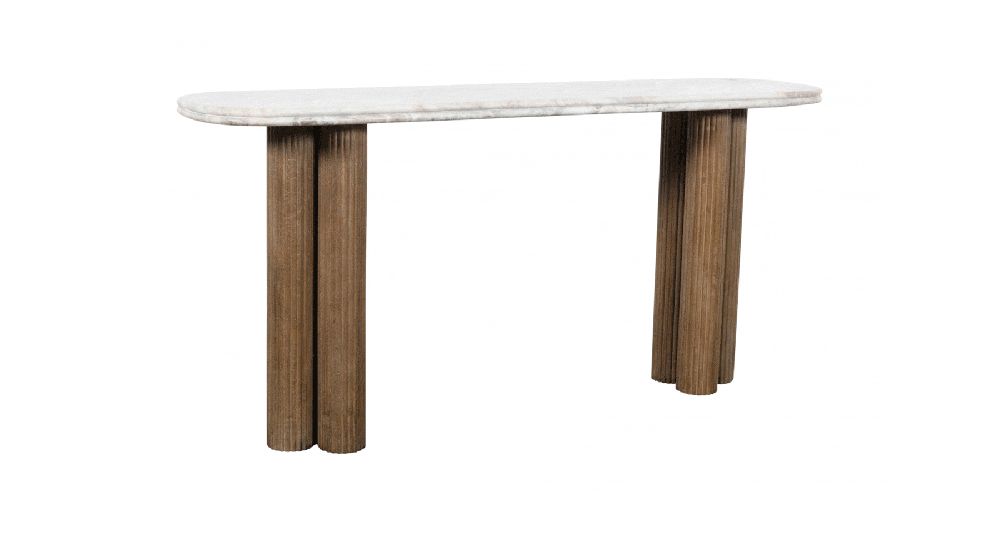 Console avec plateau en marbre Buren
