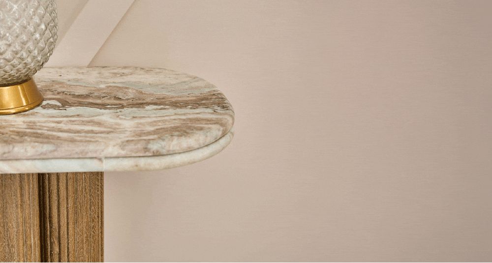 Console avec plateau en marbre Buren