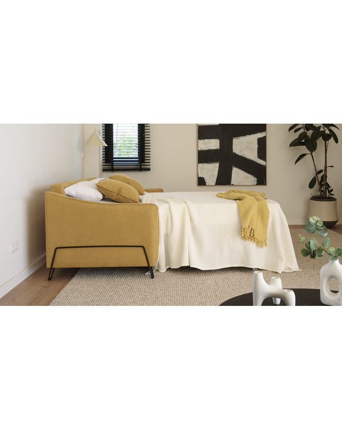 Canapé convertible matelas 18 cm Adela - Mopal
