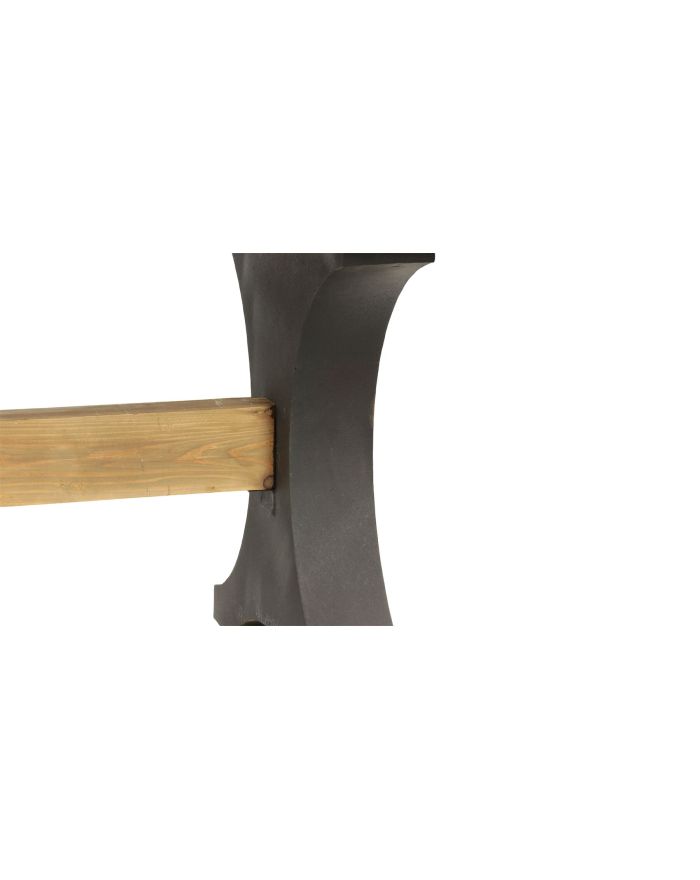 Table de ferme en bois vieilli et métal The Farm - 1