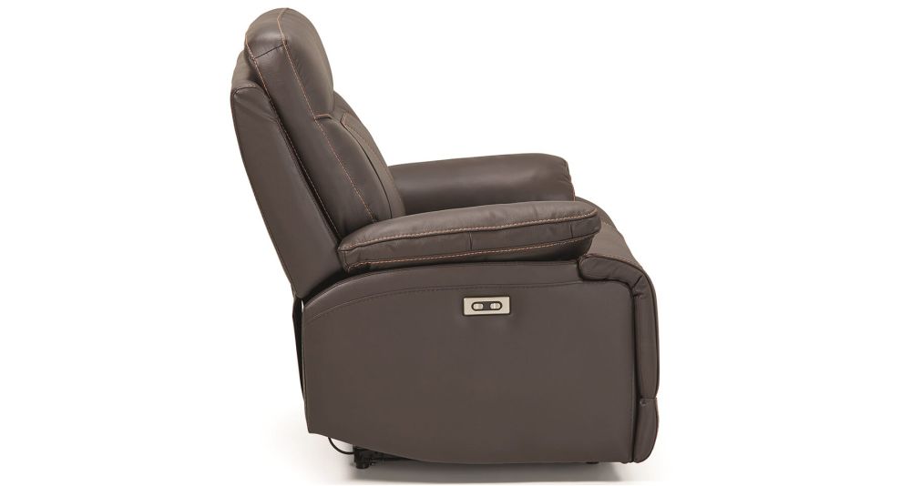 Fauteuil relax électrique en cuir Burgos