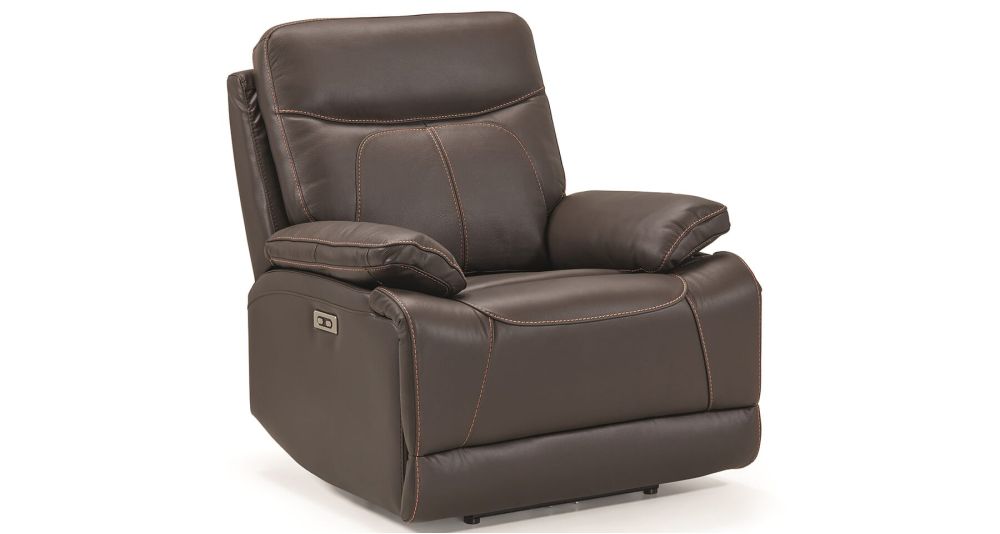 Fauteuil relax électrique en cuir Burgos