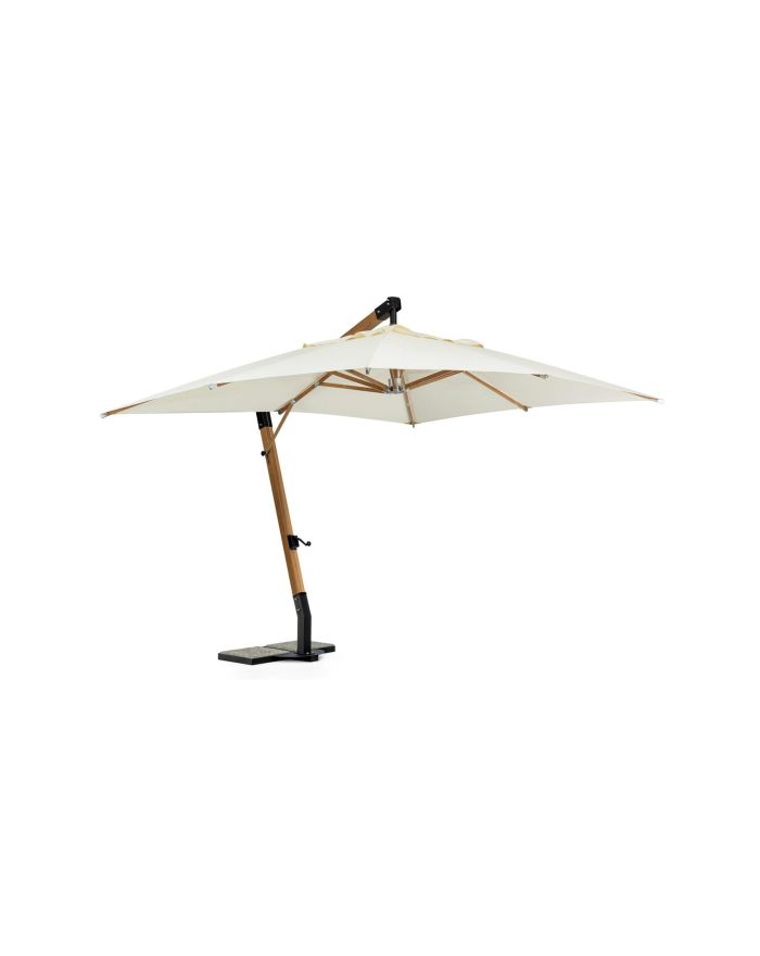 Parasol déporté en bois haut de gamme Capua - Bizzotto