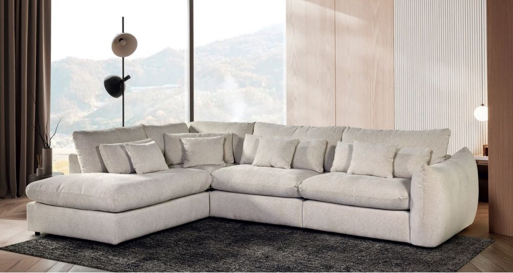 Canapé angle moelleux Gannon