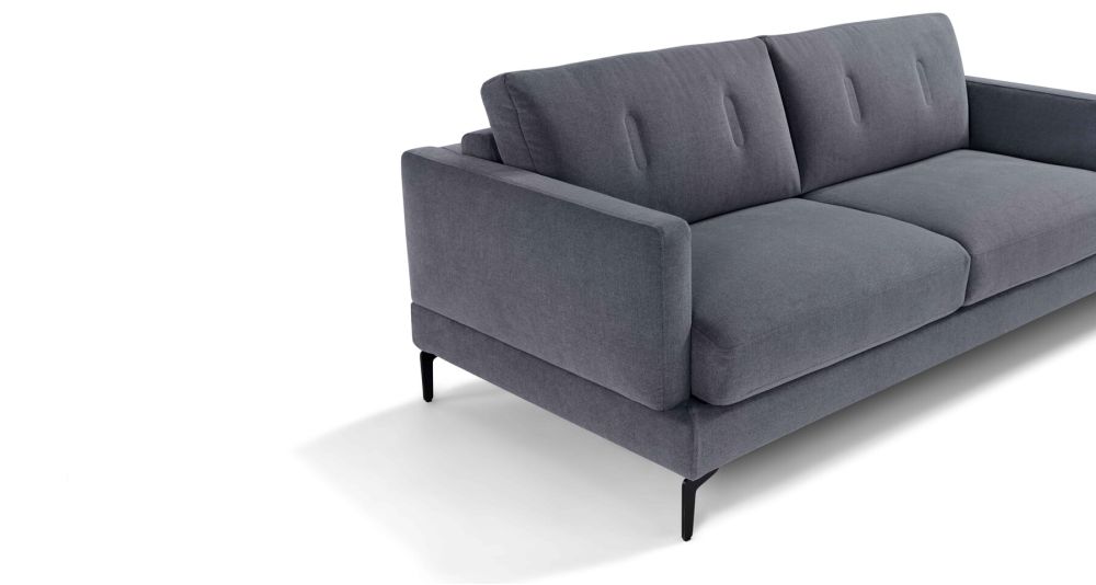 Canapé convertible sur pied hauteur 15 cm Eva