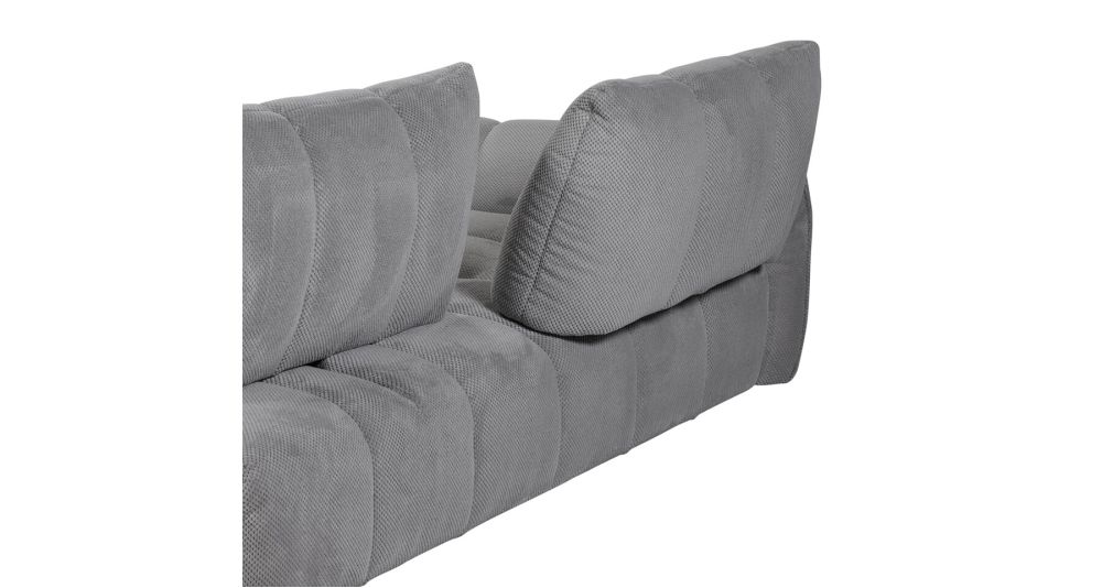 Canapé d'angle dossier avance-recule Paolina