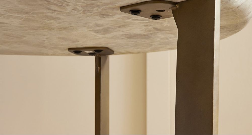 Table basse ronde marbre Prosper