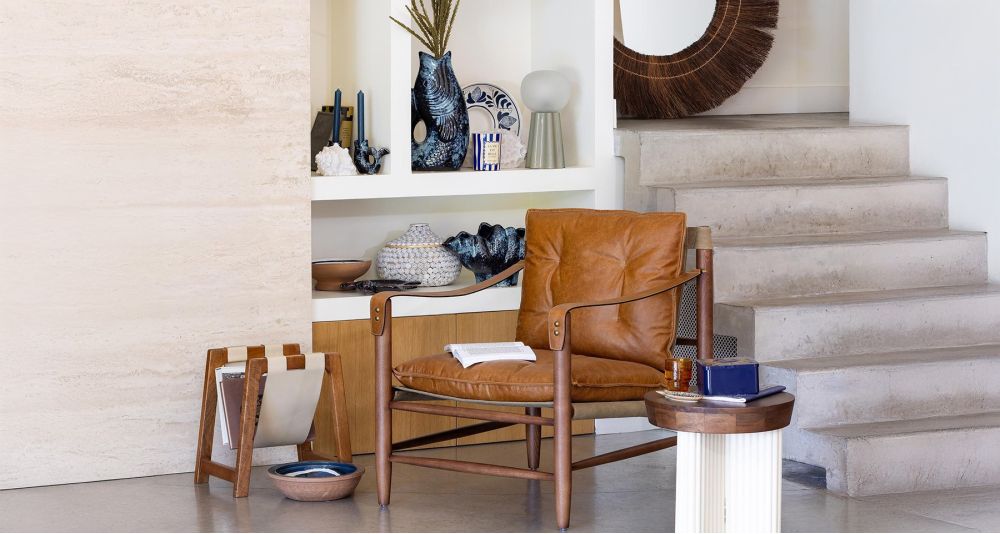 Fauteuil en cuir Brooklyn