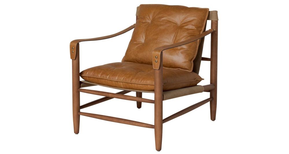 Fauteuil en cuir Brooklyn