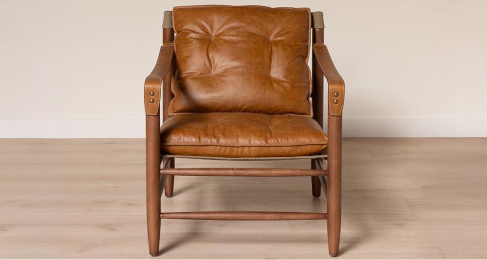 Fauteuil en cuir Brooklyn