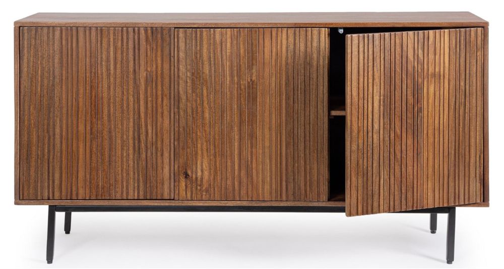 Buffet en bois sur pied métal Tadita