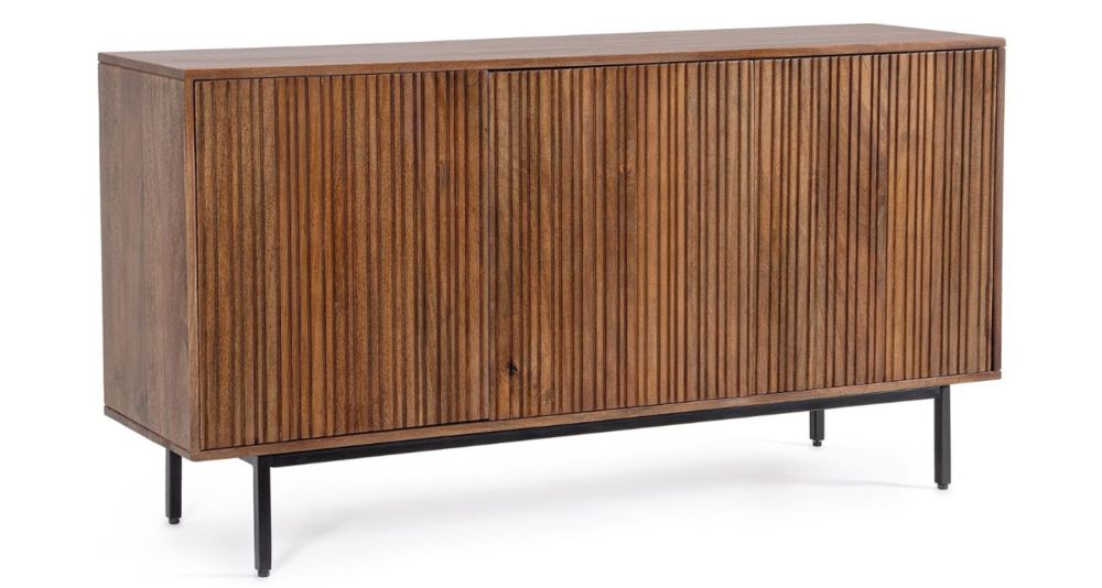 Buffet en bois sur pied métal Tadita