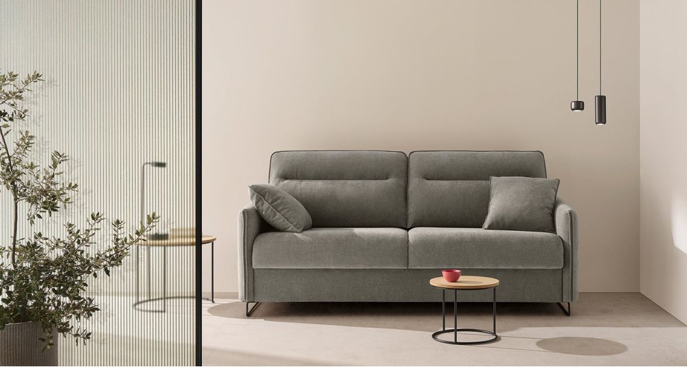 Canapé lit design avec matelas épais Thiago