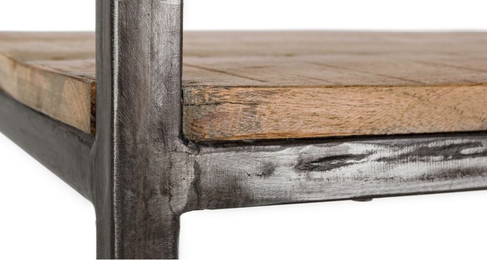 Etagère 4 niveaux en bois et métal Elmer