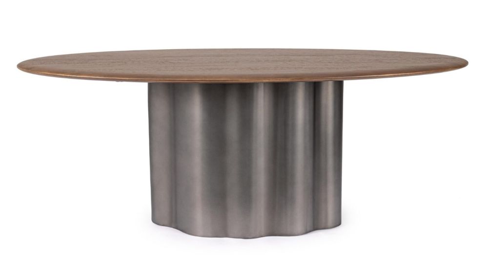 Table ovale 6 personnes en bois Rawling