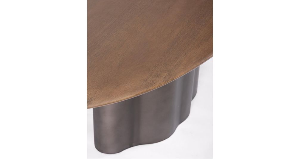 Table ovale 6 personnes en bois Rawling