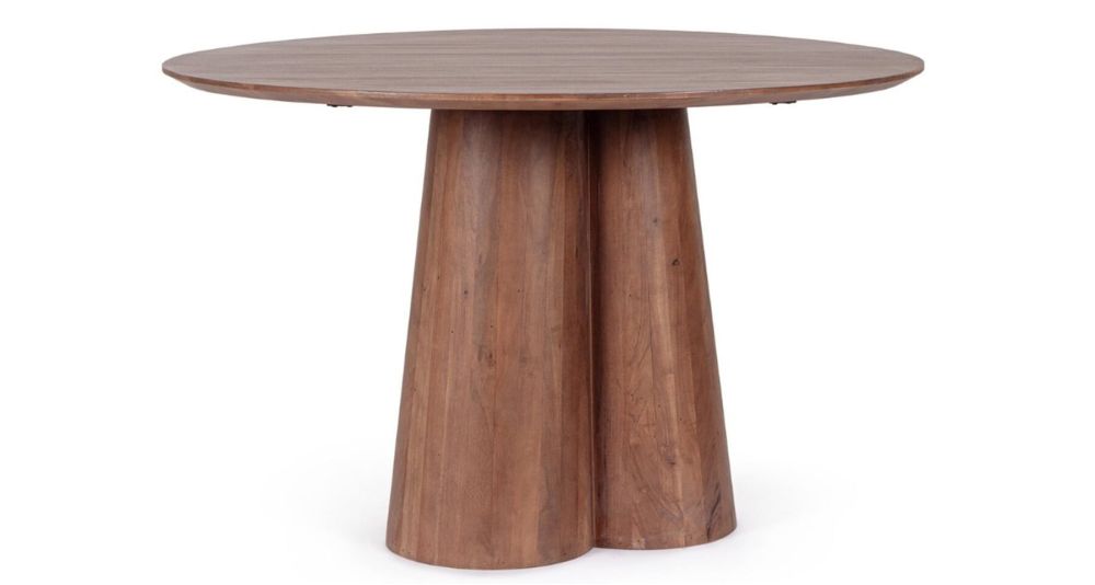 Table ronde diamètre 120 cm en bois Nassor
