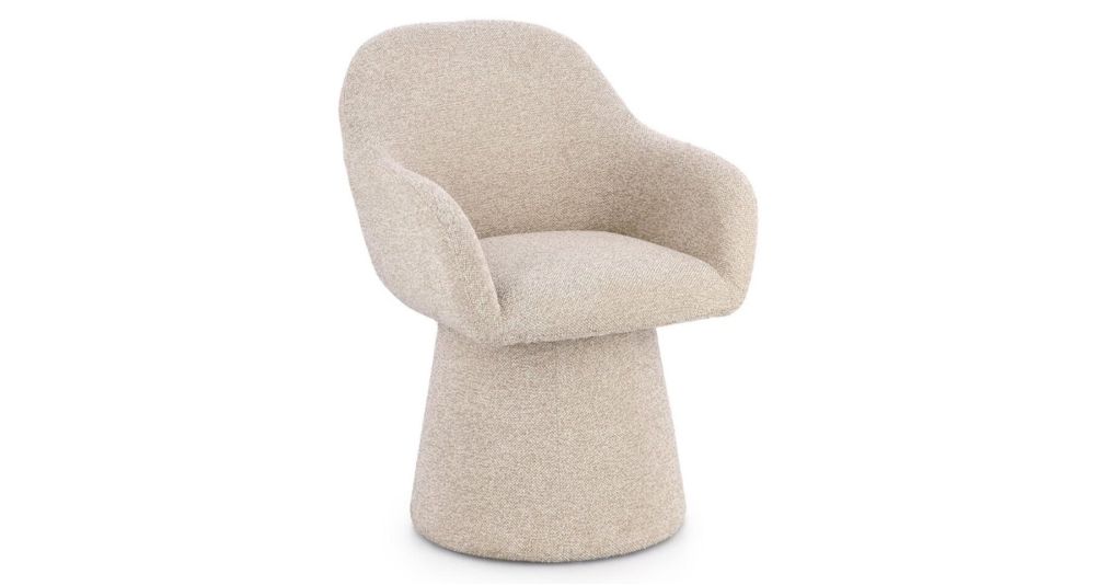 Fauteuils salle à manger pivotants Antara