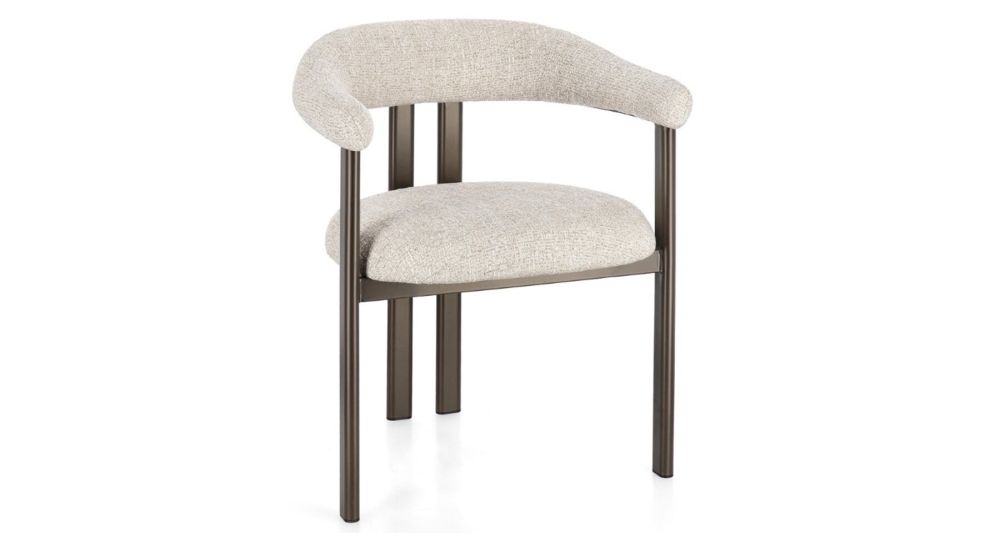 Lot 4 chaises bouclées Giuditta