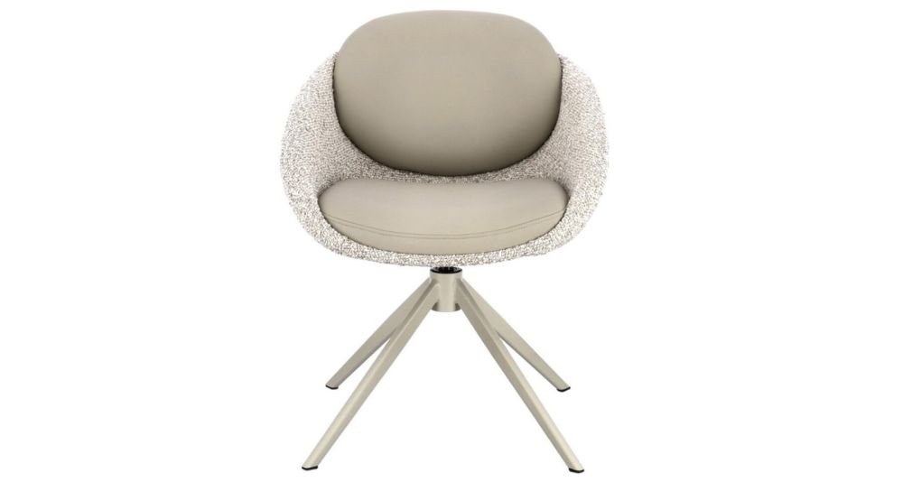 Chaises pivotantes simili cuir Averik