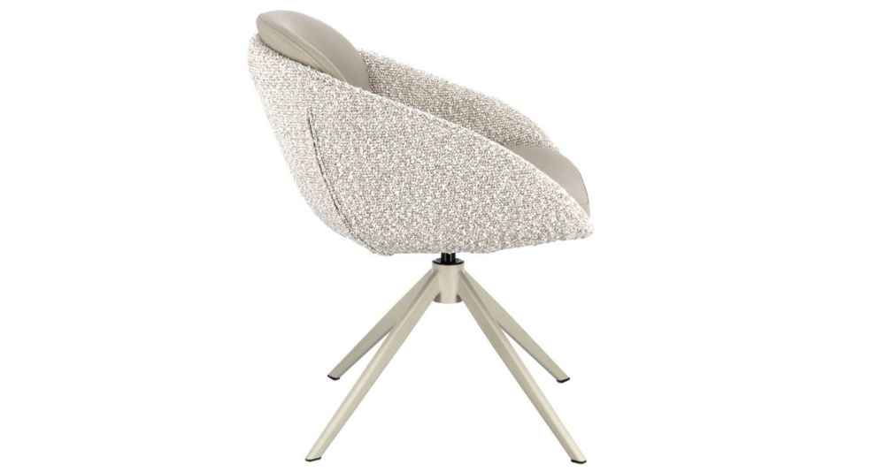 Chaises pivotantes simili cuir Averik