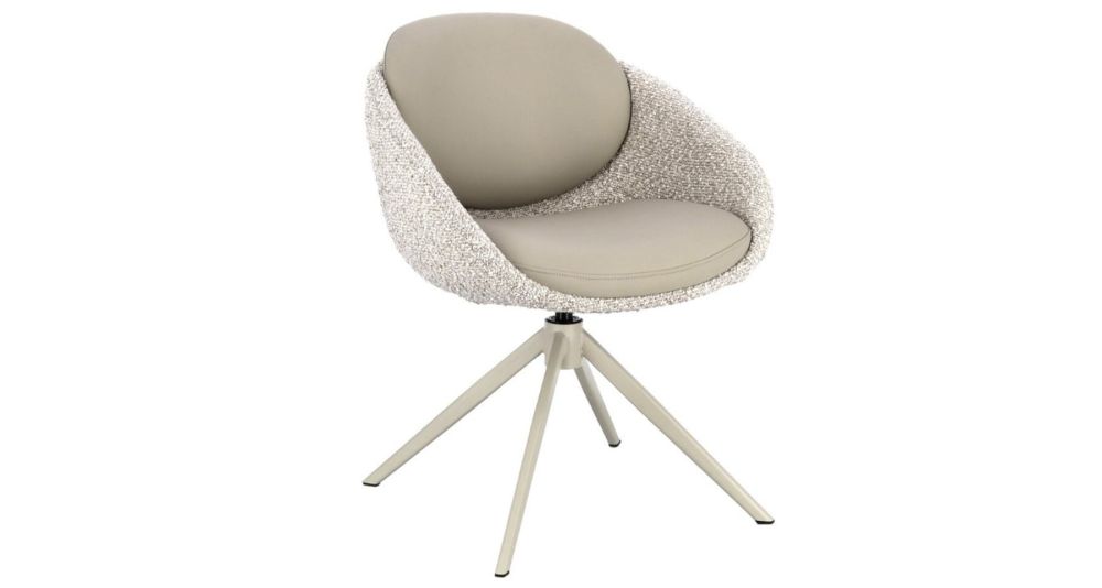 Chaises pivotantes simili cuir Averik