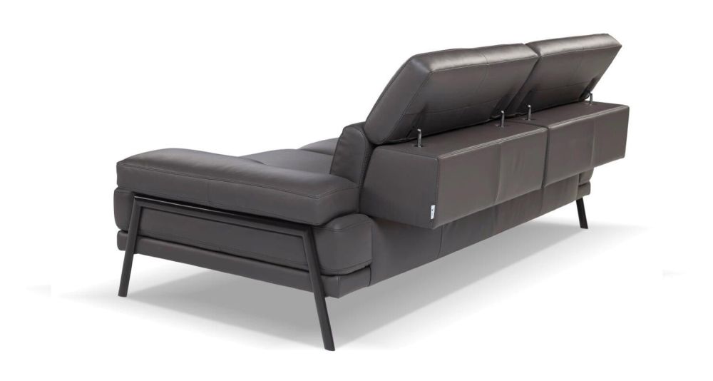 Canapé cuir profondeur réglable Elio