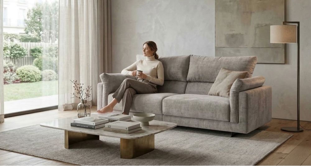 Canapé lit avec dossier ajustable Monalisa