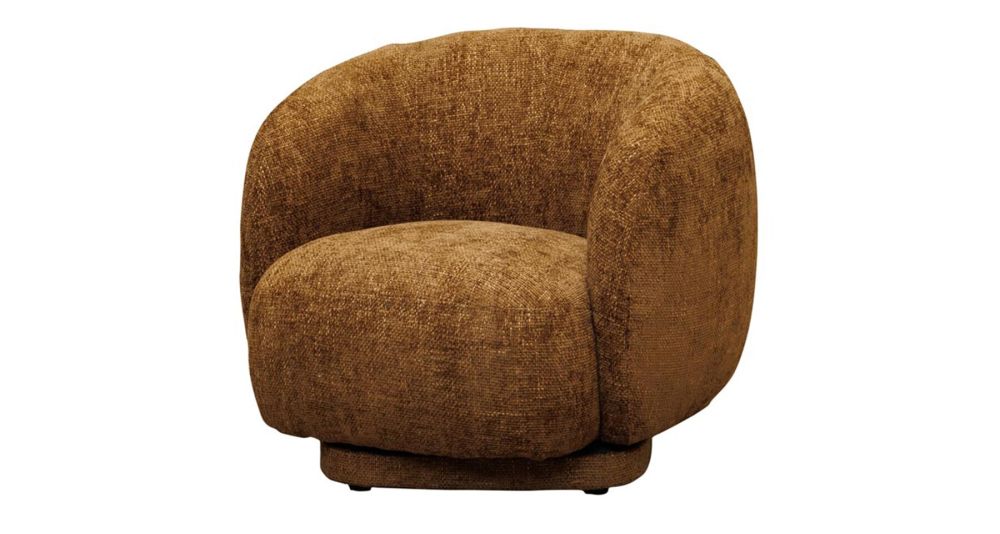  Fauteuil rotatif en tissu Moeraki