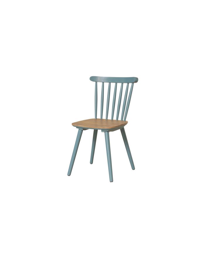 Chaise scandinave Paulin - Bleu - 2