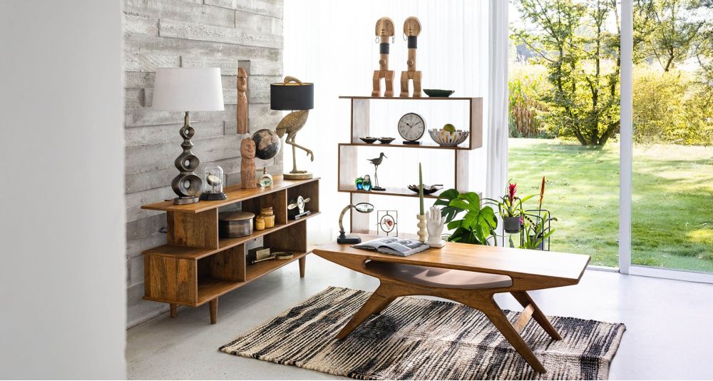 Etagère 3 étages en bois de manguier Shift
