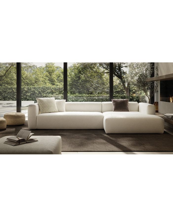 Canapé d'angle profond convertible Vegas - Family Bedding - vue de face