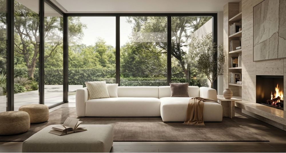Canapé d’angle convertible couchage quotidien Vegas