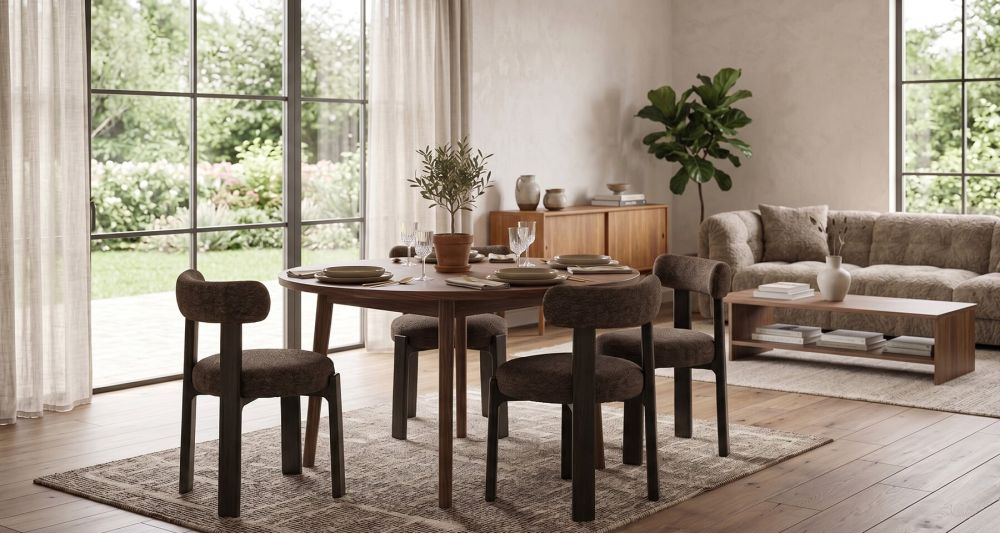 Lot de 2 chaises de repas Albany