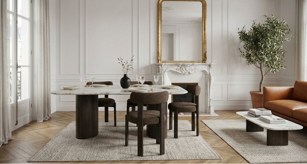 Lot de 2 chaises de repas Albany