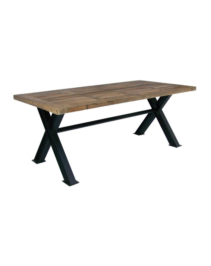 Table repas industrielle 200 cm Dunkerton