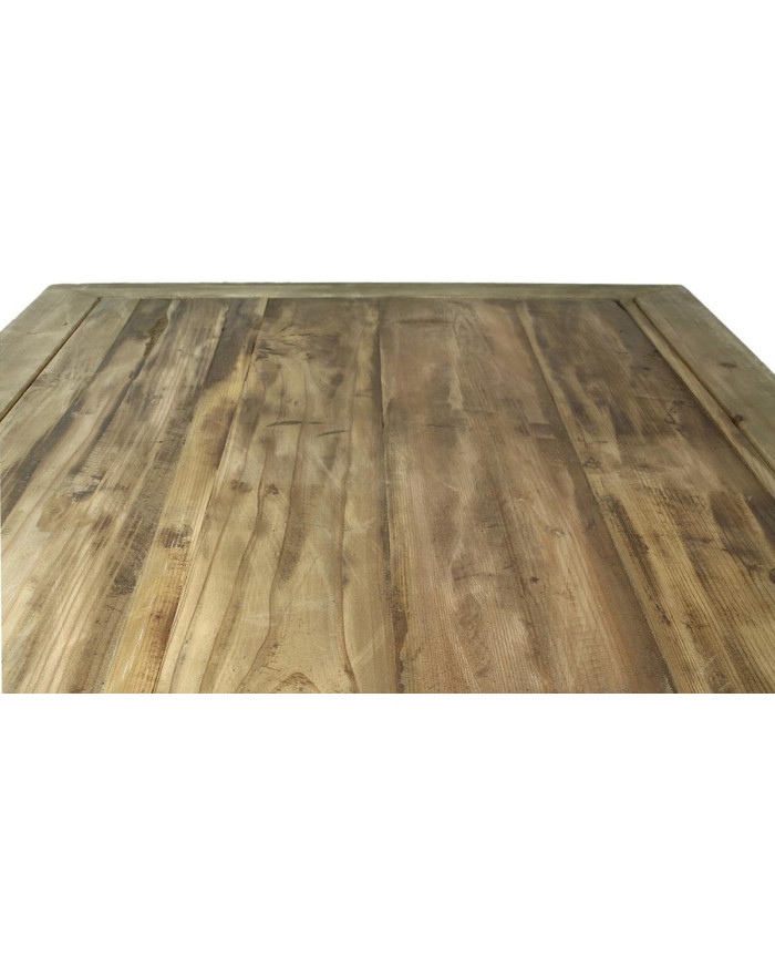 Table basse industrielle bois métal Cullen